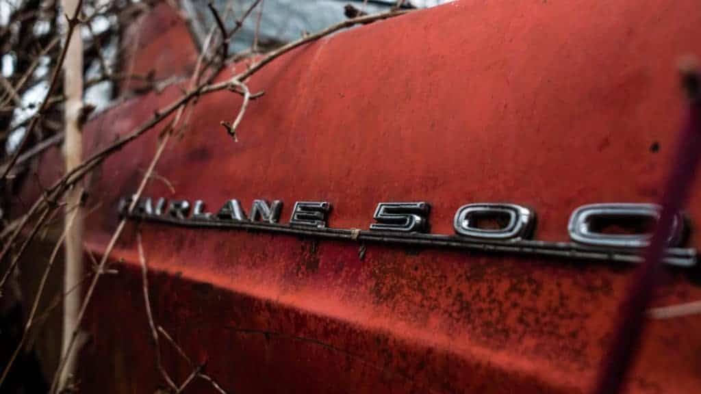 Fairlane 500 Abandoned Junked Upstate NY Classic Car TaylorHandyPhoto