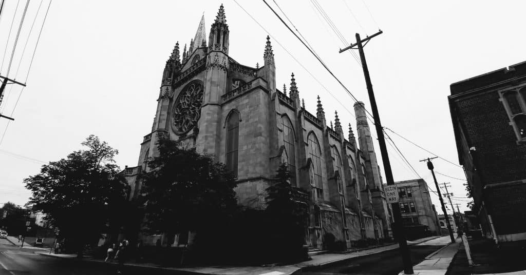 Pittsburgh Church Black and White LG G6 Phone TaylorHandyPhoto