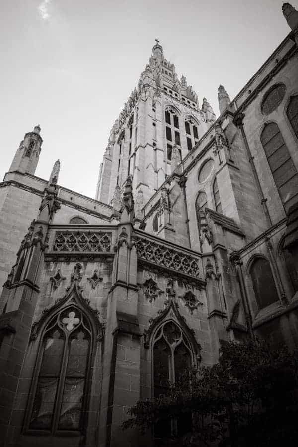 Pittsburgh Church East Liberty Presbyterian Black and White Pentax Sigma