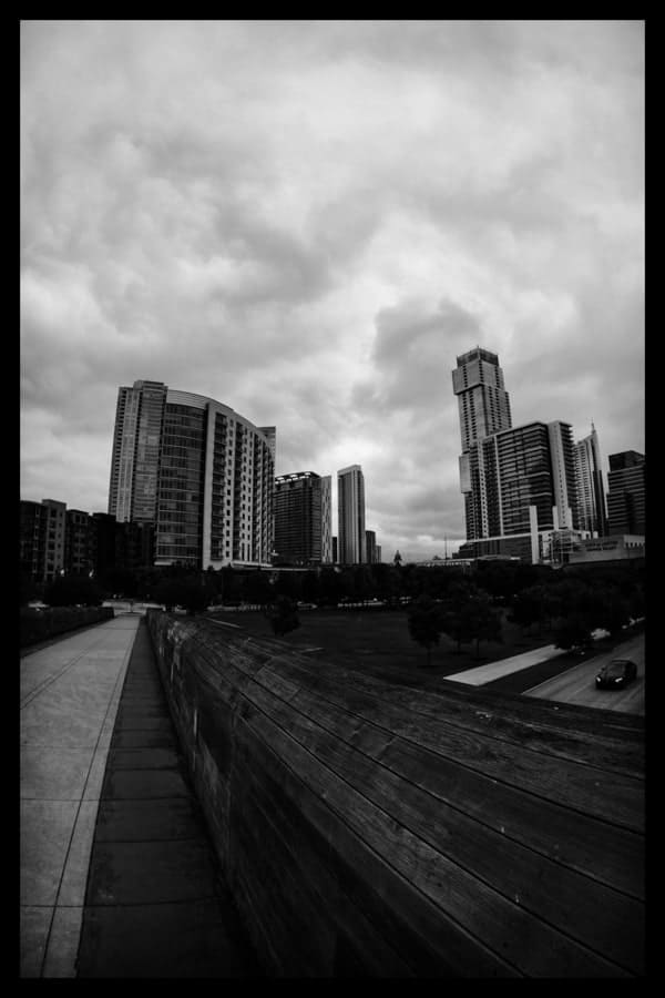 Methods of Scouting Photography Locations Austin Texas Skyline Google Maps Black and White Photography