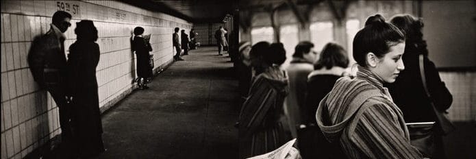 Alen MacWeeney Photography Subway NYC Woman waiting 59th st